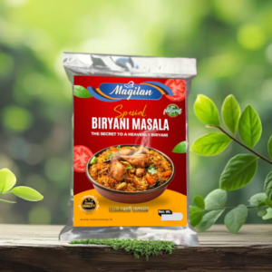 Infuse your home with the irresistible aroma and taste of perfectly spiced biryani with Magilan Biryani Masala Powder.