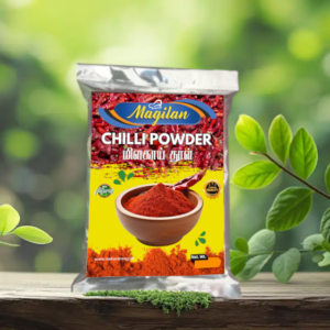 Ignite your South Indian cooking with the vibrant heat and authentic flavor of Magilan Red Chilli Powder