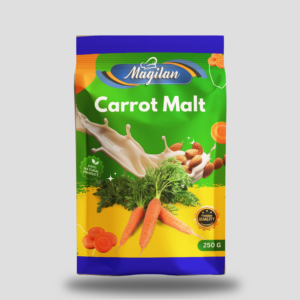 Magilan Carrot Malt: A delicious and nutritious malt drink packed with the goodness of carrots! Rich in Vitamin A, C, and K, this malt is a healthy and tasty treat for the whole family.